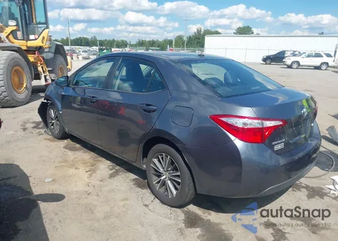 2016 Toyota Corolla Le Premium из США, поврежденный, VIN 2T1BURHE8GC637266